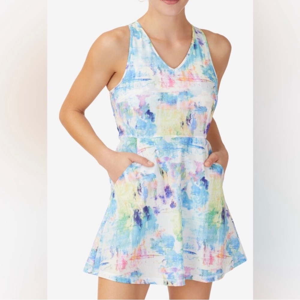 Fila Womens Tie Breaker Dress M NWT